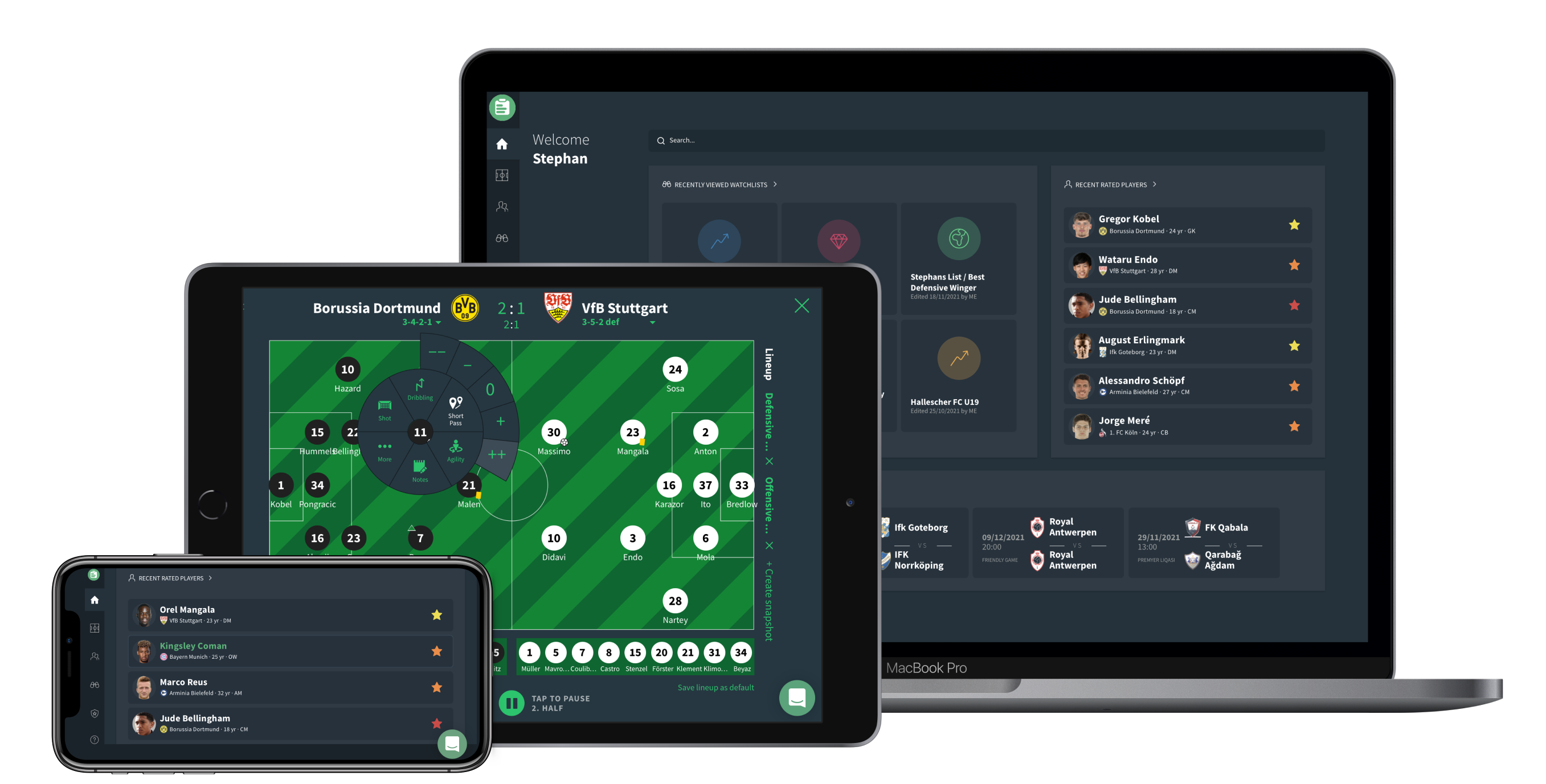 Scoutpad  Football Scouting and Player Management with Huge Database